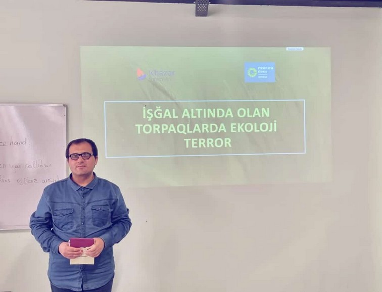 Open Lecture on "Environmental Terrorism Committed in Occupied Lands"   